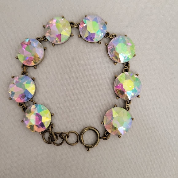 AB Rhinestone Bracelet - Picture 2 of 4